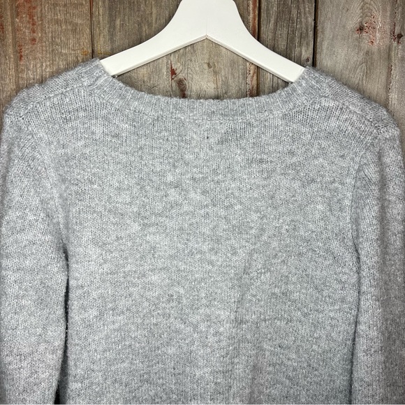 Cupcakes and Cashmere Grey Fuzzy Knit Boston Terrier Dog Sweater sz XS - Picture 8 of 13